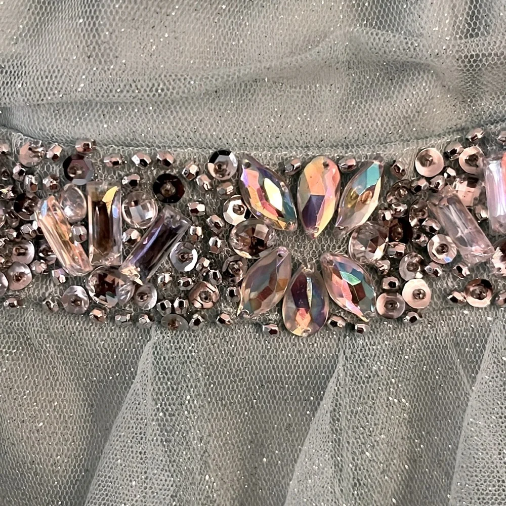 PRICE DROP!🌸 Mint Green Prom dress by (Nights by teeze me), Size 3 in Juniors. - Picture 7 of 9